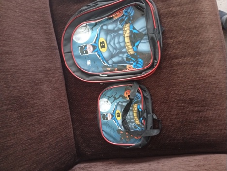 Diğerleri, Diğer Kırtasiye Malzemeleri, Batman Baskılı Çocuk Çantası, Tekstil, Erkek Çocuk Okul Çantası, Batman Baskılı Erkek