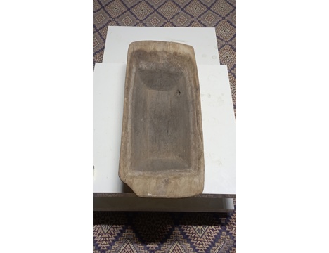 Antika Eşya, Mutfak Gereçleri, Antika El Oyması Hamur Teknesi