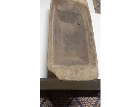 Antika Eşya, Mutfak Gereçleri, Antika El Oyması Hamur Teknesi