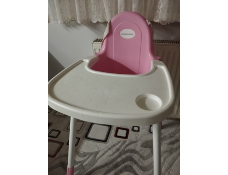 Diğerleri, 2024, Pembe Mama Sandalye, Mama Sandalyesi Temiz