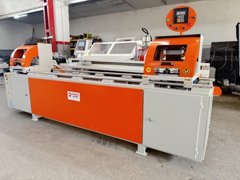 İş Makineleri, Kesme Makinaları (Pvc), Anadolu Makina , Pvc Makinaları , Pvc Çift Kafa Alttan Çıkma Profil Kesim Bakımlı