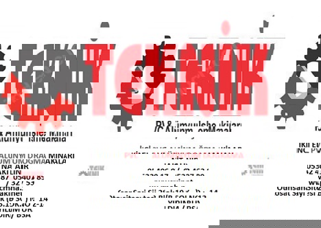 İş Makineleri, Komple Pvc Makinaları, Teknik Makina, İkinci El Pvc Makinaları Nakit Aljnır Teknik Makna