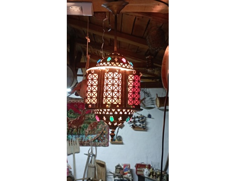 Antika Eşya, Lambalar, Antika Bronz Avize 70Ler Çok Şık