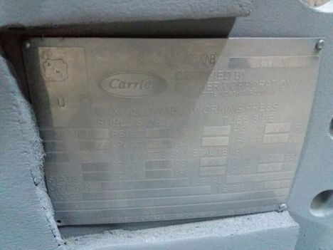 İş Makineleri, Diğerleri İş Makineleri, Carrıer, 2016, Soğutma, Carrier Marka Çiller Ünitesi