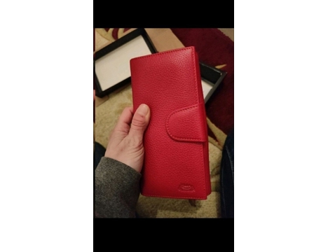 Diğerleri, Diğer Kozmetikler, Çanta, Cüzdan Kırmızı Şık Suni Deri