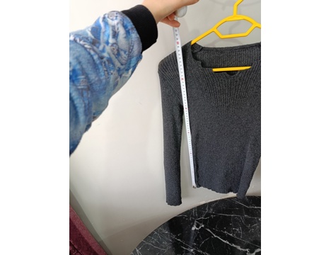 Giyim Eşyası, Bayan Gömlek, Bluz, V Yaka Kadın Kazak