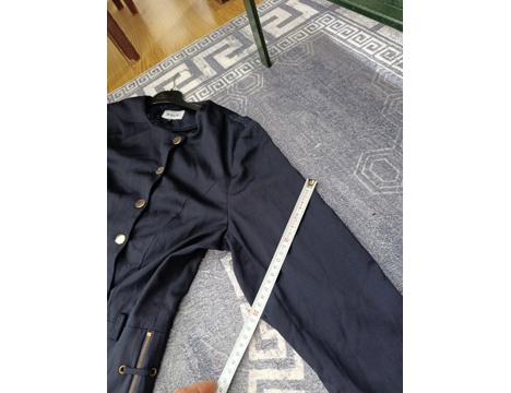 Giyim Eşyası, Bayan Mont, Kaban, Pardesü, Kadın Kaban Uzun Lacivert