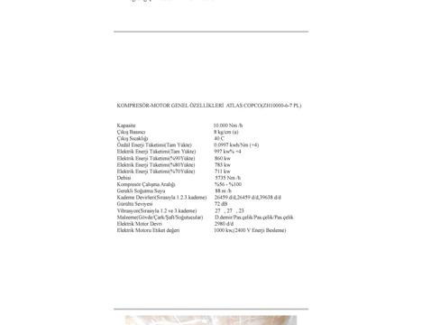 İş Makineleri, Atlas Copco Kompresör Zh-10000-6-7Pl