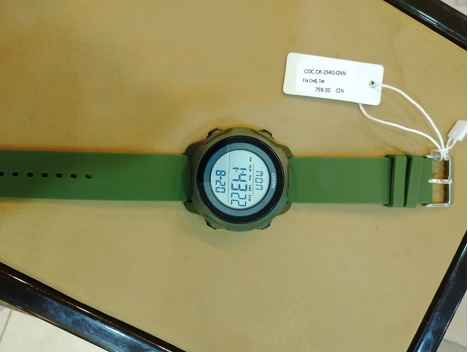 Takılar, Saatler, Coc.Ck-2540-Gnn, Kol Saati , Cocpıt Marka Silikon Kayışlı Dijital Erkek Saati