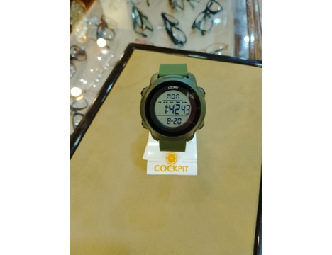 Takılar, Saatler, Coc.Ck-2540-Gnn, Kol Saati , Cocpıt Marka Silikon Kayışlı Dijital Erkek Saati