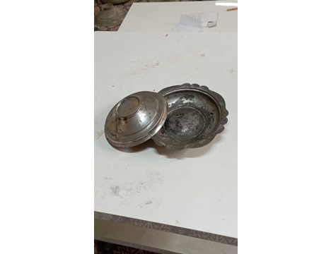 Antika Eşya, Biblo, Bakır , Antika Kırpıklı Tabak