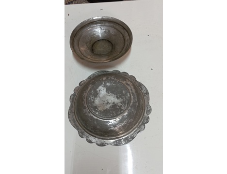 Antika Eşya, Biblo, Bakır , Antika Kırpıklı Tabak