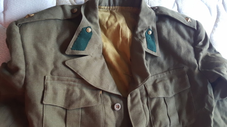 Antika Eşya, Ceket, 75 Yıllık Antika Askeri Üniforma