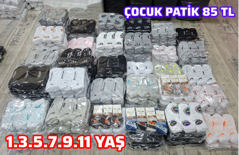 Giyim Eşyası, Patik, Çorap, Ak Çorap Toptan Bay Bayan Çocuk Çorap Bayrampaşa