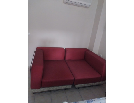 Mobilya, Komple Salon Mobilyası, ....., 3'Lü Kanepe, Ikea 3 Kişilik Koltuk Bordo Döşeme Fethiye