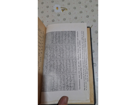 Kitap, Dergi, Dini Kitaplar, Mevlana Celaleddin Rumi, Antika Kitap, Mesnevi Vı. Cilt 1957 Basım Deri Ciltli Bursa