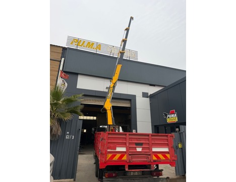 İş Makineleri, Arac Üstü Vinçler (Hiab), Tam Katlanır Vinç, Puma Crane Pma 150 B4 Katlanır Vinç İzmir