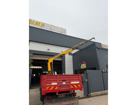 İş Makineleri, Arac Üstü Vinçler (Hiab), Tam Katlanır Vinç, Puma Crane Pma 150 B4 Katlanır Vinç İzmir