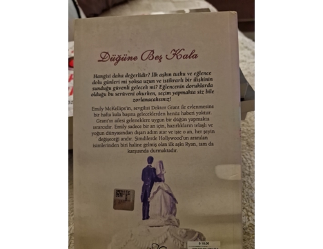 Kitap, Dergi, Romanlar (Yabancı Yazarlar), Düğüne Beş Kala Beth Kendrick Roman Sıfır Muğla