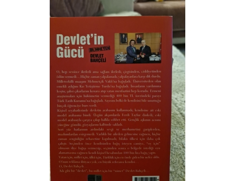 Kitap, Dergi, Diğer Kitaplar, Devletin Gücü Devlet Bahçeli Yüksel Evsen Sıfır Muğla