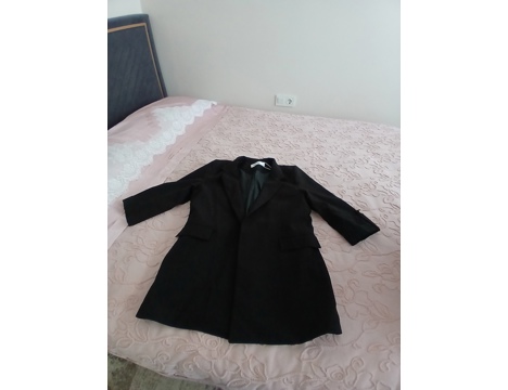 Giyim Eşyası, Bayan Ceket, 2Xl, Kaside Blazer Ceket Katlamalı Kol Siyah Antalya