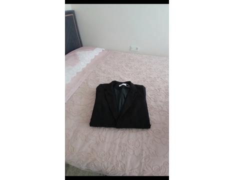 Giyim Eşyası, Bayan Ceket, 2Xl, Kaside Blazer Ceket Katlamalı Kol Siyah Antalya