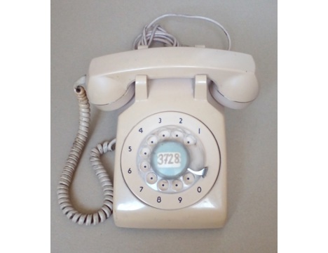 Antika Eşya, Çeşitli Makineler, Netaş Çevirmeli Antika Telefon 80'Ler Temiz İzmir