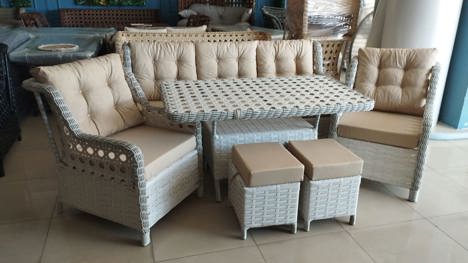 Mobilya, Diğer Mobilyalar, Bahçe Balkon Oturma Grubu 9 Parça Kayseri