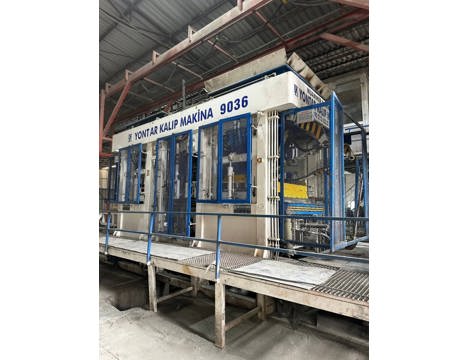 İş Makineleri, Parke, Bordür Makinaları, Yontar Kalıp Makine Kpm-9036, 2017, Beton Parke ve Bordür Makinesi, Yontar Kpm-9036 