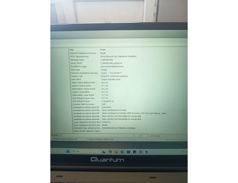 Diz Üstü, 13Th Gen Intel Core İ7-13620H, Tecno İ7-13620H Dizüstü Bilgisayar İzmir