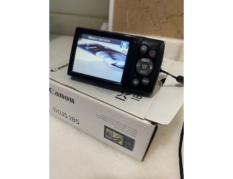 Elektronik Eşya, Digital Fotograf Makinaları, Canon Ixus 185 Dijital Fotoğraf Makinesi Kutulu Ankara
