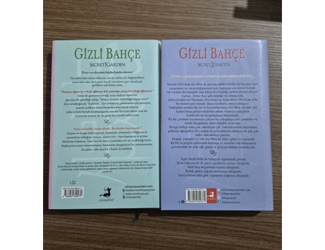 Kitap, Dergi, Romanlar (Yabancı Yazarlar), Gizli Bahçe, Kang Yi-Eul, Kore Dizisi Kitabı, Secret Garden Kore Dizisi Türkçe Kit
