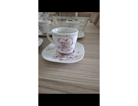 Ev, Bahçe Eşyaları, Diğer Ev Eşyaları, Madame Coco 6'Lı Fincan Takımı + 3 Cam Salata Kasesi Ankara