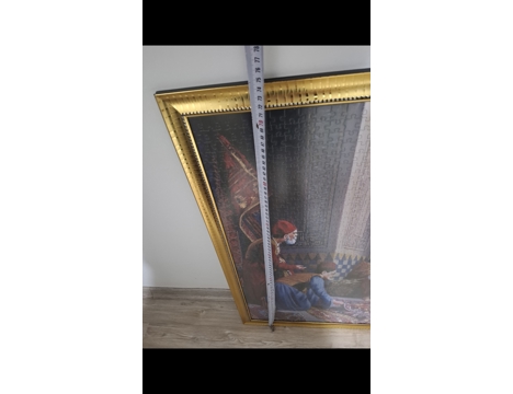 Ev, Bahçe Eşyaları, Osman Hamdi Bey Halı Tüccarı Puzzle Tabloları Sahi