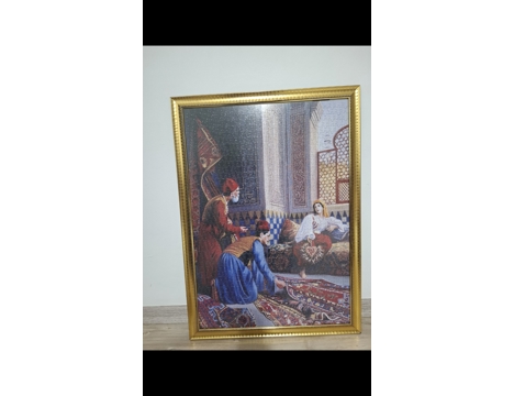 Ev, Bahçe Eşyaları, Osman Hamdi Bey Halı Tüccarı Puzzle Tabloları Sahi