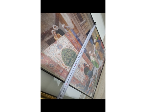 Ev, Bahçe Eşyaları, Osman Hamdi Bey Halı Tüccarı Puzzle Tabloları Sahi