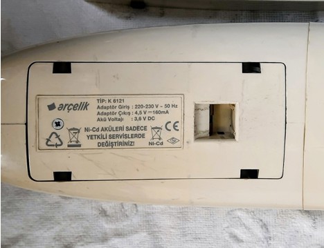 Beyaz Eşya, Elektrik Süpürgesi, Beko Bkk1180 Şarjlı El Süpürgesi Sahibinden İstanbul