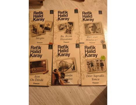 Kitap, Dergi, Klasik Romanlar, Refik Halid Karayın 6 Eserinden Oluşan Set