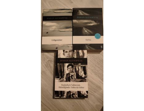 Kitap, Dergi, Klasik Romanlar, Hasan Ali Toptaş 3 Kitap Seti