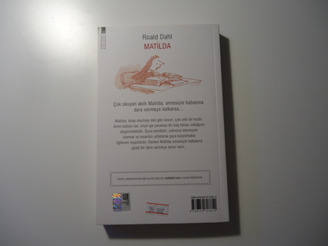 Kitap, Dergi, Çocuk Kitapları, Matilda - Roald Dahl Roman Tertemiz
