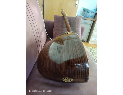 Müzik Aletleri, Bağlama, Saz, Bodrum Saz Evi, 2013, Orta Sap Bağlama, Orta Sap Ceviz Den Yapılmış Bağlama