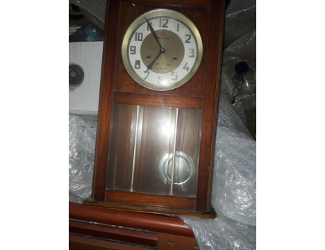 Antika Eşya, Hislon 1950 Model 75 Yıllık Antika Duvar Saati Balıkesir