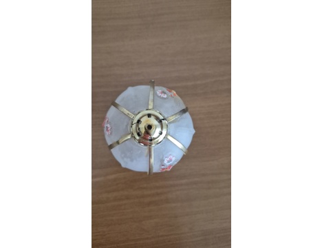 Ev, Bahçe Eşyaları, Diğer Dekorasyon Malzemeleri, Vintage Dekoratif Şamdan , Vintage Dekoratif Cam Şamdan Şık Bir Üründür