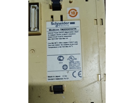 İş Makineleri, Diğer Elektrik Malzemeleri, Tm2ddo32tk Schneider Plc Expansion Output Module