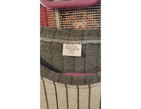 Giyim Eşyası, Elbise ve Tunik, Polyester Çizgili Elbise Xl Beden Siyah Sahibinden İstanbul