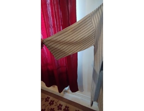 Giyim Eşyası, Elbise ve Tunik, Polyester Çizgili Elbise Xl Beden Siyah Sahibinden İstanbul