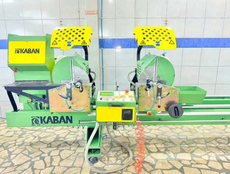 İş Makineleri, Kesme Makinaları (Pvc), Kaban Makine, Kaban Marka Çift Köşe Kesim Pvc Makinaları