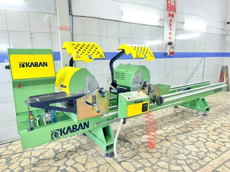 İş Makineleri, Kesme Makinaları (Pvc), Kaban Makine, Kaban Marka Çift Köşe Kesim Pvc Makinaları