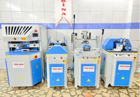 İş Makineleri, Komple Pvc Makinaları, Penmak Makine, Ful Otomatik Çiftli Set Pvc Makinaları