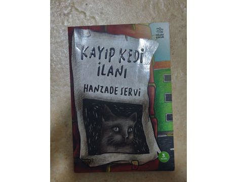 Kitap, Dergi, Romanlar (Türk Yazarlar), Kayıp Kedi İlanı - Hanzade Servi Roman Çukurova Adana